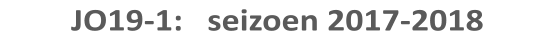 JO19-1:   seizoen 2017-2018