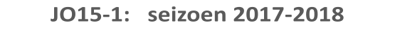 JO15-1:   seizoen 2017-2018