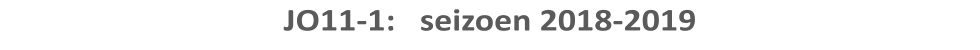 JO11-1:   seizoen 2018-2019